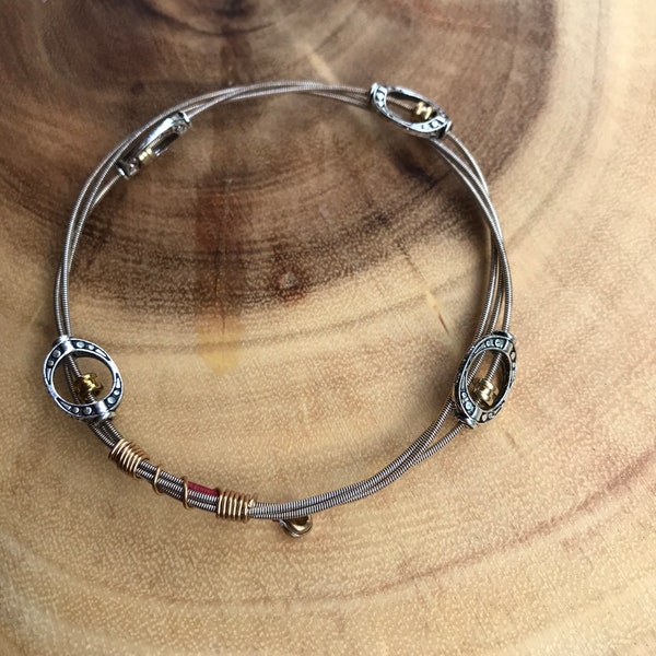 Guitar String Bracelet Bangle Etsy