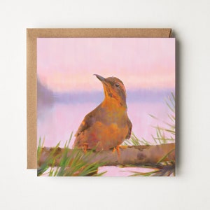 Twin Peaks, Bird Art - Biglietto di auguri