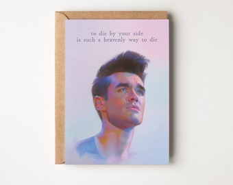 Morrissey, The Smiths - Greeting Card