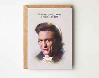 Johnny Cash - Tarjeta de felicitación
