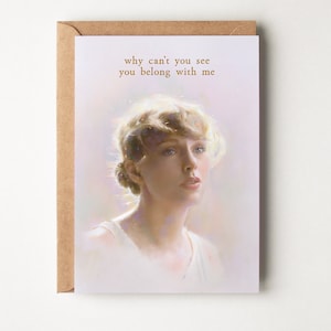 Taylor Swift « You Belong With Me » - Carte de vœux