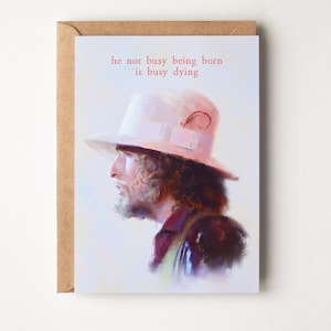 Bob Dylan "It's Alright, Ma (I'm Only Bleeding)" - wenskaart