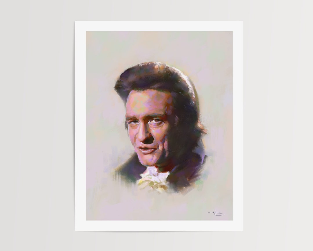Johnny Cash - Art Print - Etsy Australia