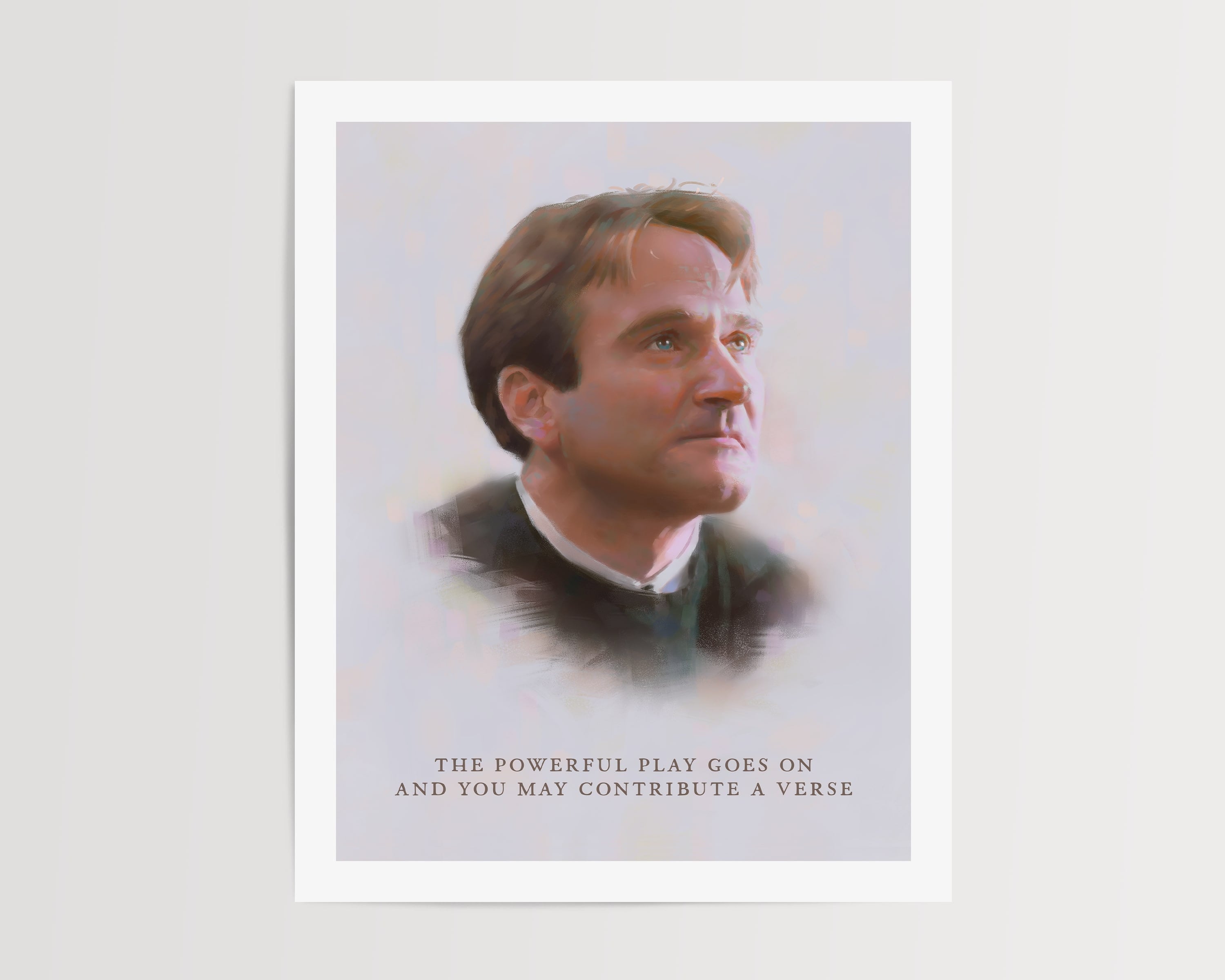 Robin Williams, Dead Poets Society - Art Print