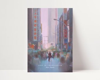 映画『ロスト・イン・トランスレーション』のポスター - Etsy 日本