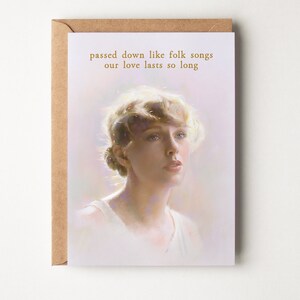 Taylor Swift « Seven » - Carte de vœux