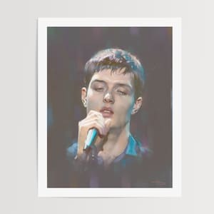 Ian Curtis, Joy Division - Art Print
