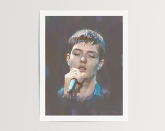 Ian Curtis, Joy Division - Art Print