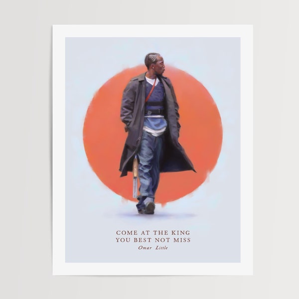 Omar Little, The Wire - Tirage d’art