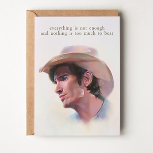 Townes Van Zandt - Cartão de felicitações