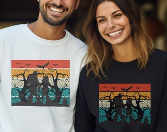 Custom Couples Halloween Sweatshirt, Personalized Couples Sweatshirt, Couples Custom Sweatshirts, Roman Numeral, Engagements, Anniversaries