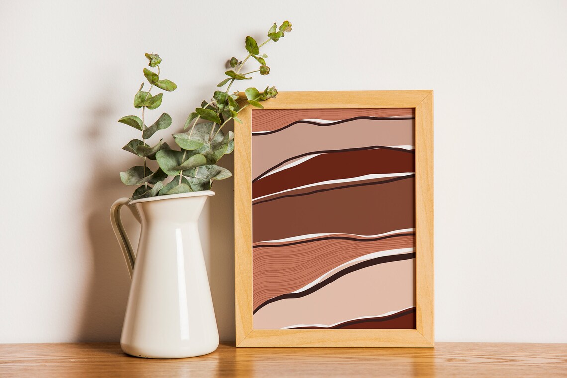 Abstract wall art Geometric Shapes print Printable Wall Art | Etsy