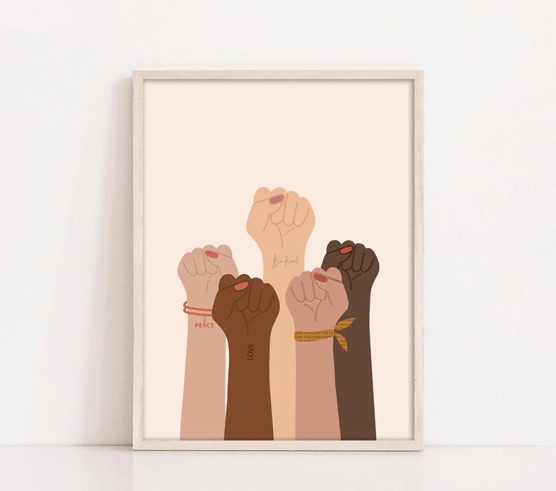 Feminist Poster Printable Wall Artdiversity Inclusive | Etsy