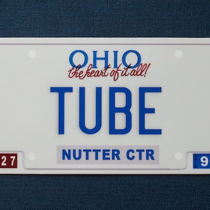 Phish Nutter Center Tube License Plate Sticker