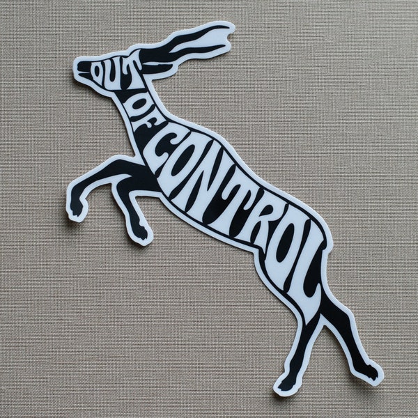 Phish Run Like An Antelope Out Of Control Sticker