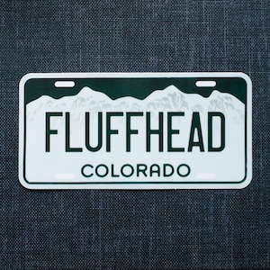 Phish Colorado Fluffhead License Plate Sticker