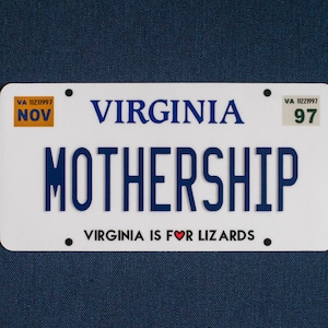 Phish Hampton Coliseum Mothership Virginia License Plate Sticker