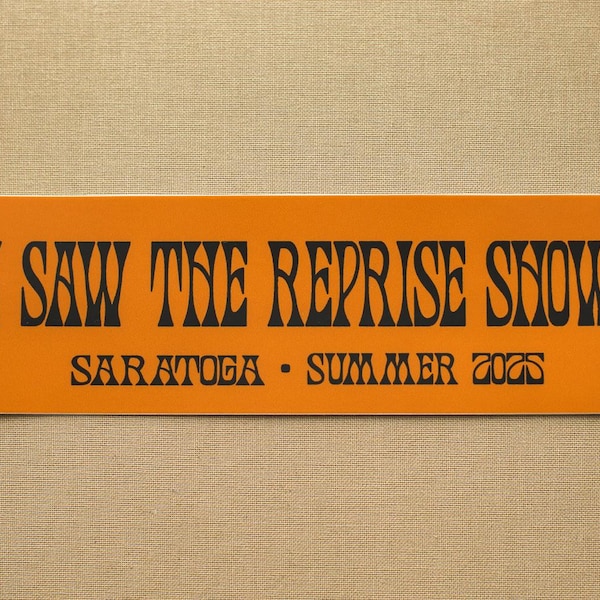 Pegatina de la repetición del programa Phish SPAC Saratoga Tweezer 2025