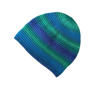 Gorro hipster - gorro colorido - dimensionalmente estable - gorro para mujer - sombreros look de pareja - sombrero unisex - gorro arco iris - gorro turquesa