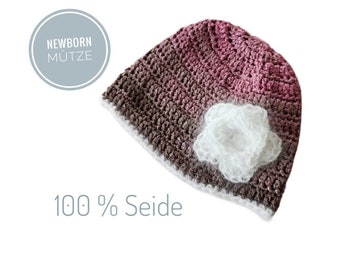 Neugeborenen Mütze / Newborn Geschenk / Newborn Mütze / Erstlingsmütze Seide / Baby Beanie / Newborn Beanie / Beanie Mütze Babys