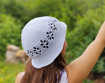 Crochet Bucket Hat | Crochet Fisherman Hat | Sun hat | Crochet hat | Hat for summer | Crochet hat | Beach hat women | fishing hat