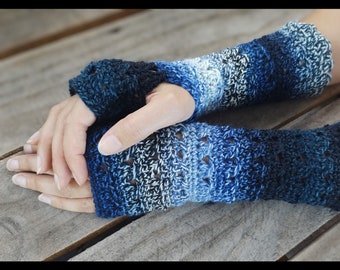 Fingerless gloves / hand cuffs with thumb hole / wool arm cuffs / arm cuffs with thumb hole / wrist cuffs / wrist warmers