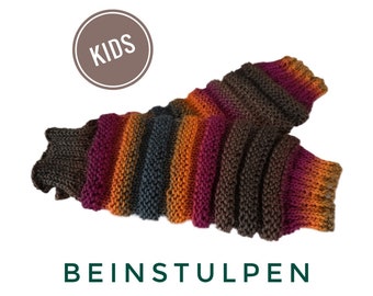 Kinderstulpen | Bunte Stulpen | Beinstulpen aus Wolle |leg warmers | Beinwärmer | Wadenwärmer | Bein Stulpen | Stulpen Kinder | Bein Wärmer