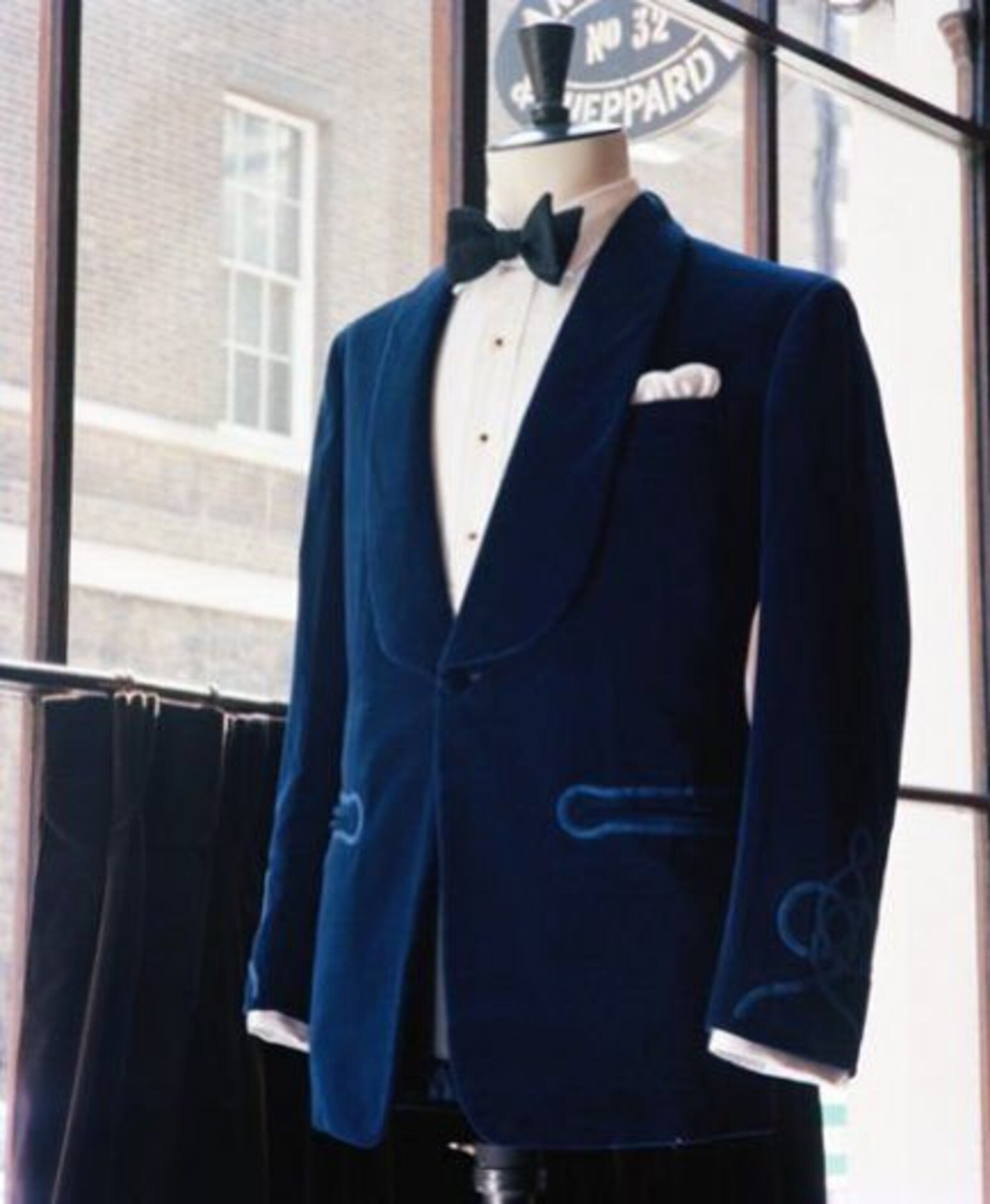 Mens Blue Velvet Tuxedo Jacket Pattern Bespoke Grooms Wedding Etsy