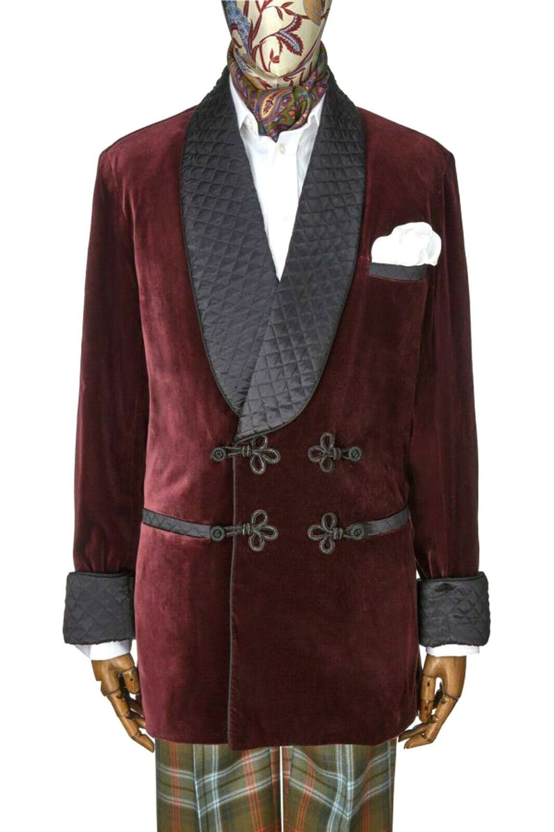 smoking jacket robe men