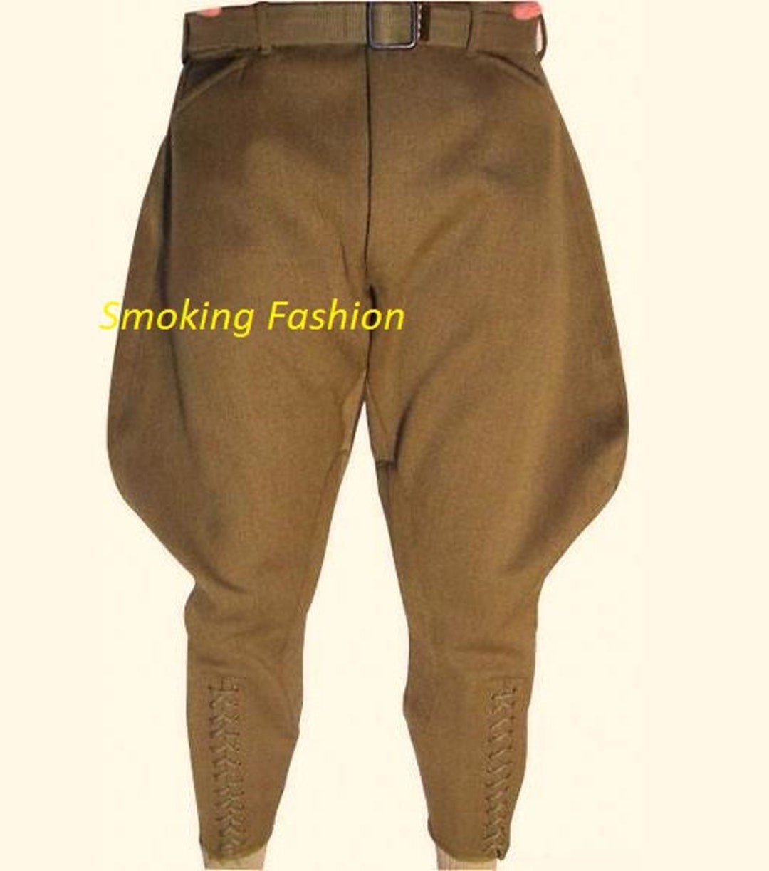 Mens Khaki Jodhpurs Breeches Equestrian Sports Trousers Horse Etsy