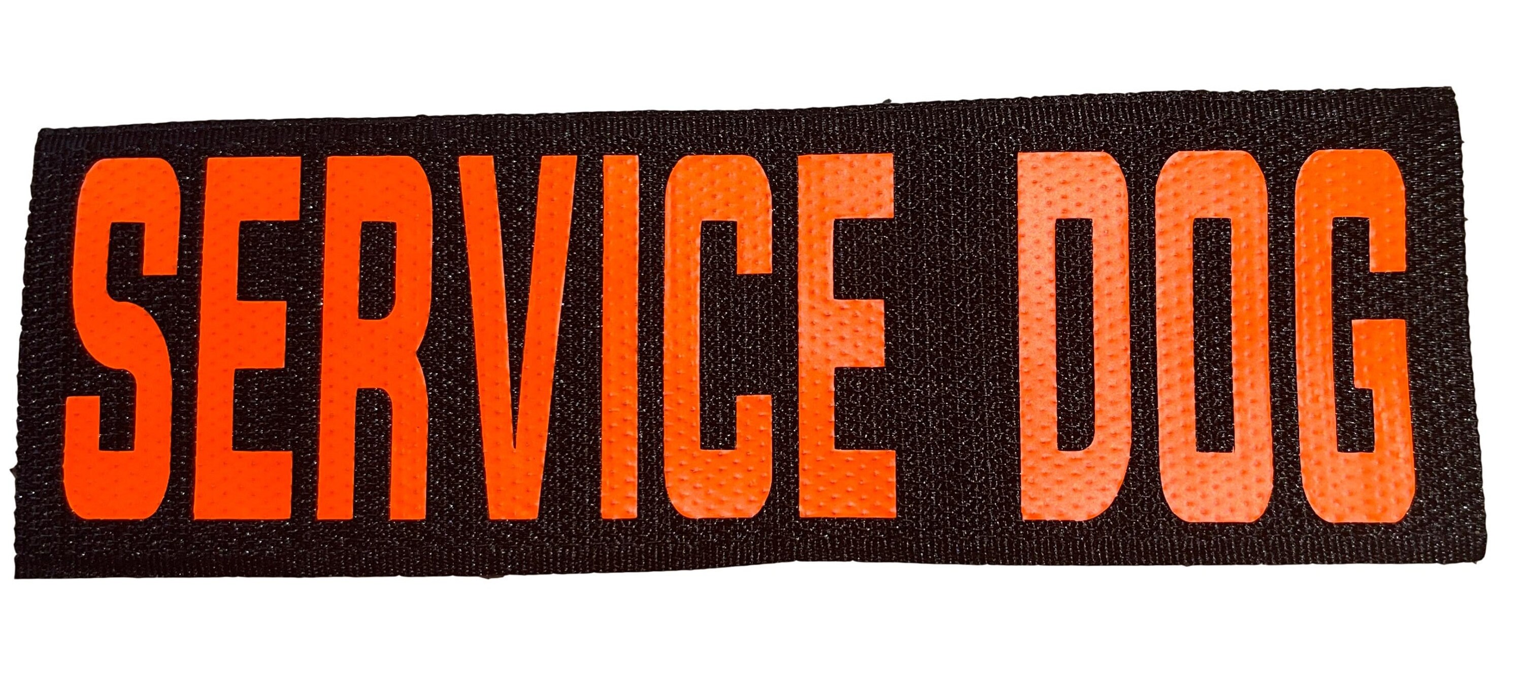 DEZIZEUSK9 Service Dog Vest Or Collar Patches Hook Backing Etsy