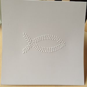 5 geprägte Karten TAUFE Kommunion KONFIRMATION Hochzeit - Grußkarten Einladungen - Farbwahl
