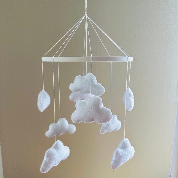 Baby Cloud Mobile Etsy