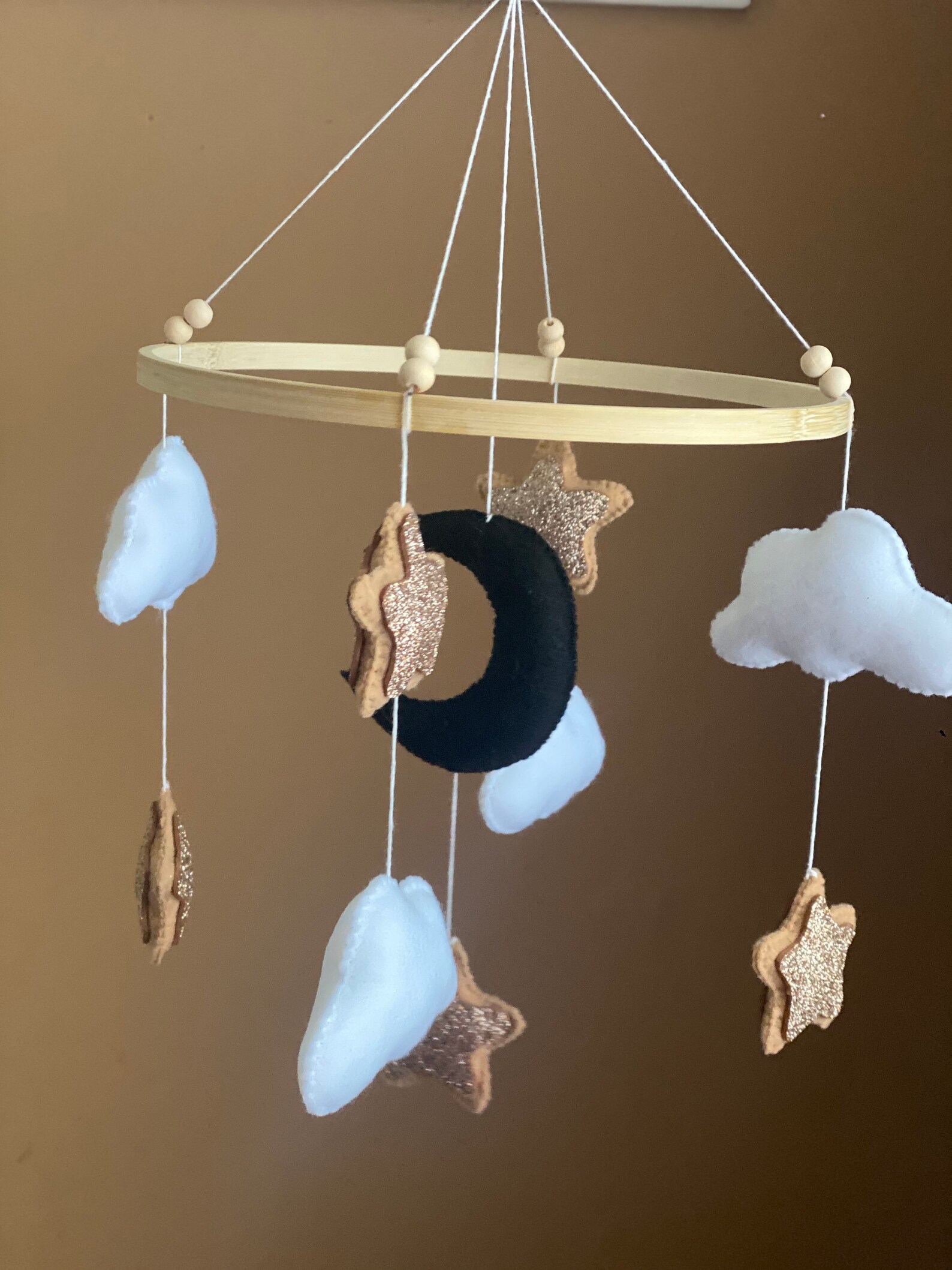 Baby mobile Black and White baby mobile Monochrome nursery Etsy