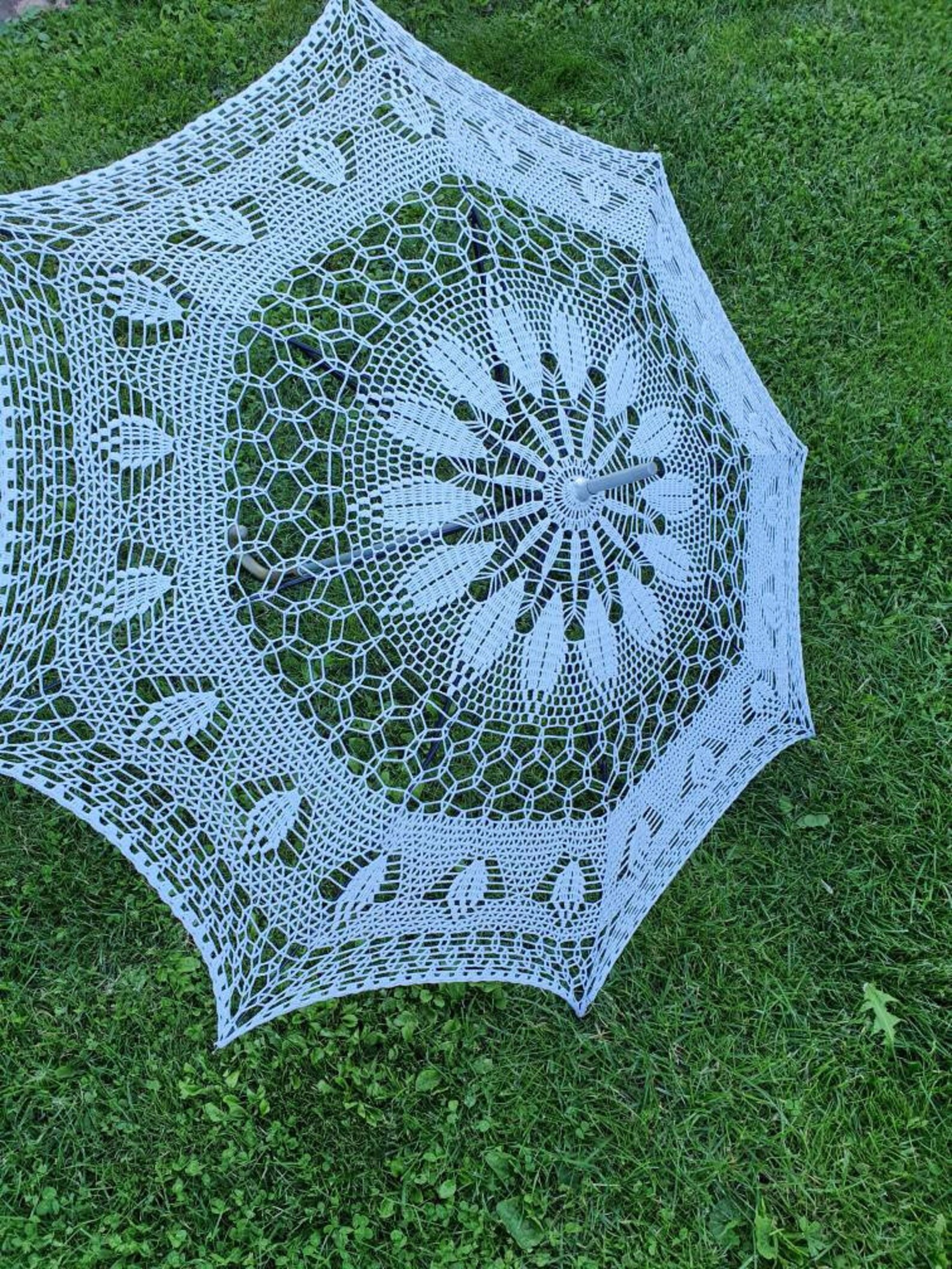 Crocheted Parasol Etsy