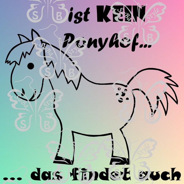 Plotterdatei "Ponyhof"