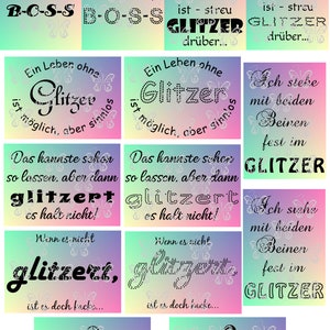 Conjunto de arquivos plotter “Glitter”
