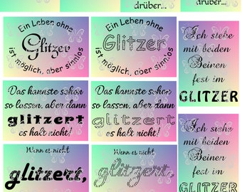 Plotter Files Set "Glitzer"