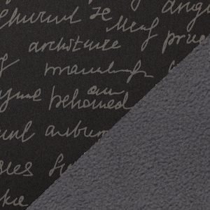 Softshell-text, gråsvart, 0,5 m