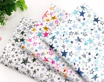 BW-Jersey Baby Stars Sterne Aquarell  0,5 m