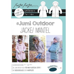 Jumi sömnadsmönster för utomhusbruk, rosarosa, storlekar 74-164