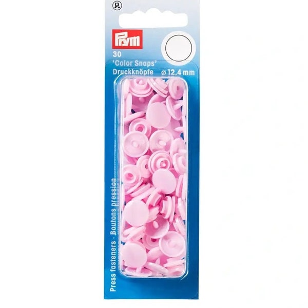 25 stuks Color Snaps Prym roze B-stock