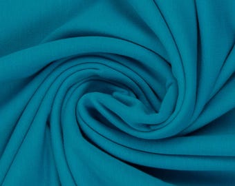 BW jersey turquoise 0.5 m aqua cotton jersey plain jersey fabric blue light blue mint fabric cotton fabric