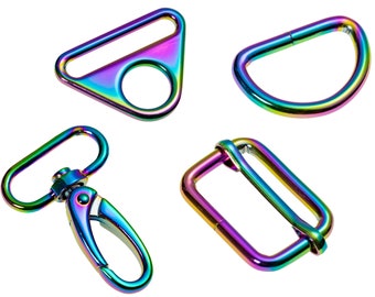 Carabiner ladder buckle D O ring holo 30 mm