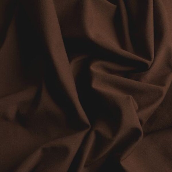 Jersey viscose marron foncé 0,50 m