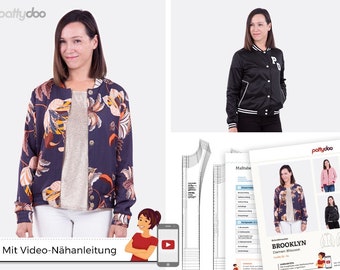 pattydoo Blouson Brooklyn 32-54 Collegejacke Sweatjacke Jacke Schnittmuster Baseballjacke