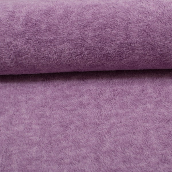 Fleece aubergine meliert 0,5 m Felix