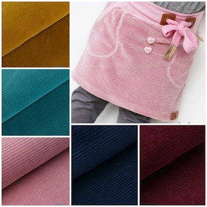 Wide cord jersey cord jersey 0.5 m rib jersey