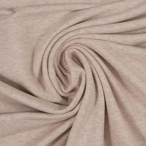 Bluza dresowa BW beżowy melanż 0,5 m kremowy melanż bawełniana bluza dresowa naturalna