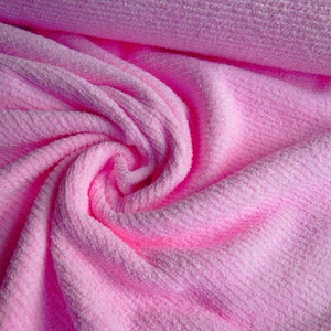waffle pique pink 0.5 m